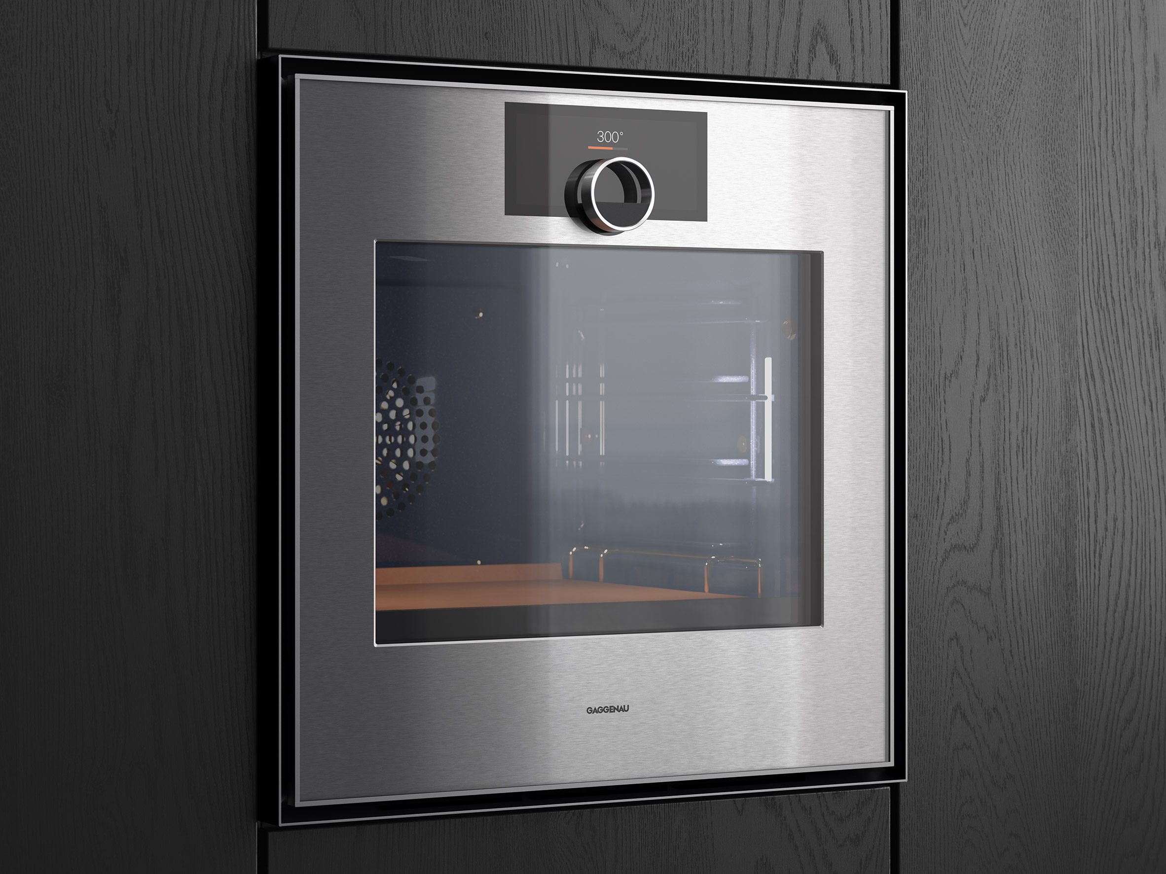 Gaggenau glass door floating ring oven expressive series